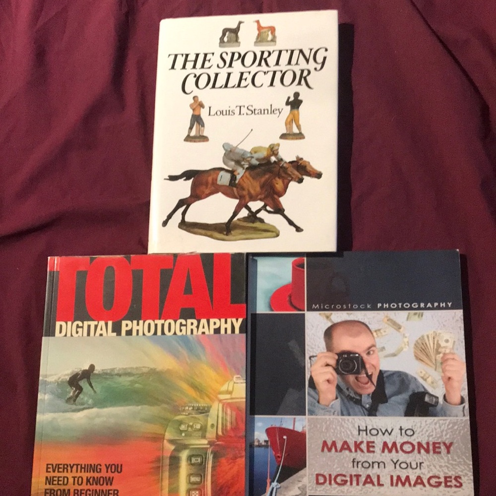 Amazing Digital Photography books and the Sporting Collector hardcover
